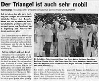 Der Triangel ist auch sehr mobil