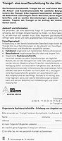 Triangel - eine neue Dienstleistung fuer das Alter  - eroeffnet