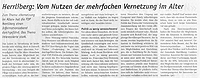 Herrliberg: Vom Nutzen der mehrfachen Vernetzung im Alter