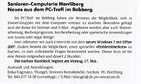 Senioren-Computeria in Herrliberg