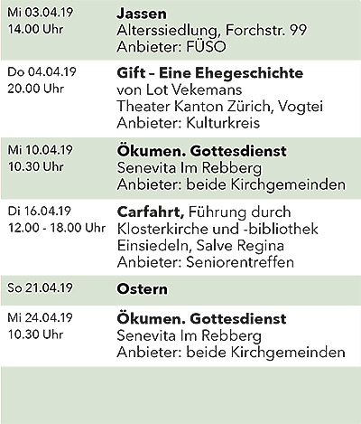 Seniorenkalender April 2019 links