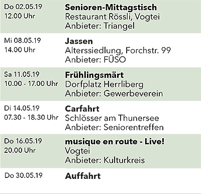 Seniorenkalender Mai 2019 links